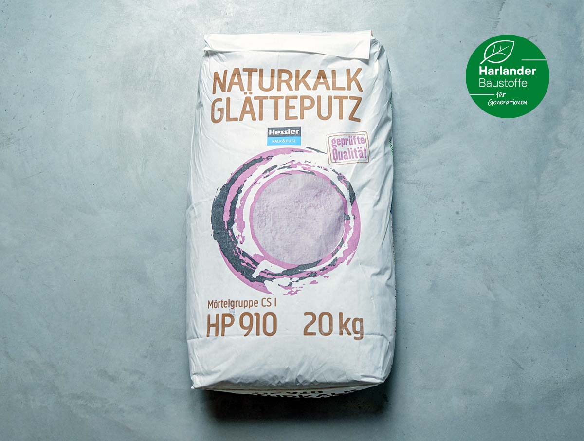 20-kg-Sack Hessler HP 910 Naturkalk-Glätteputz